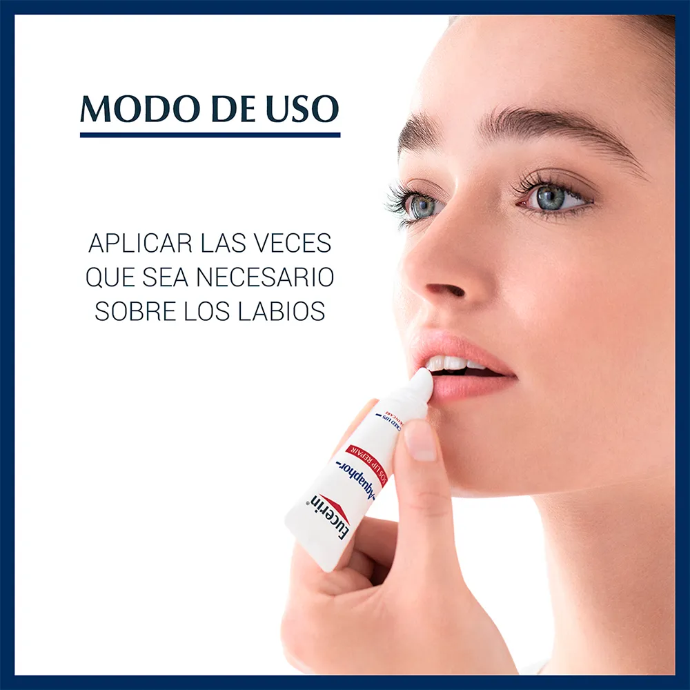 Aquaphor Reparador de Labios 10 ml - Eucerin